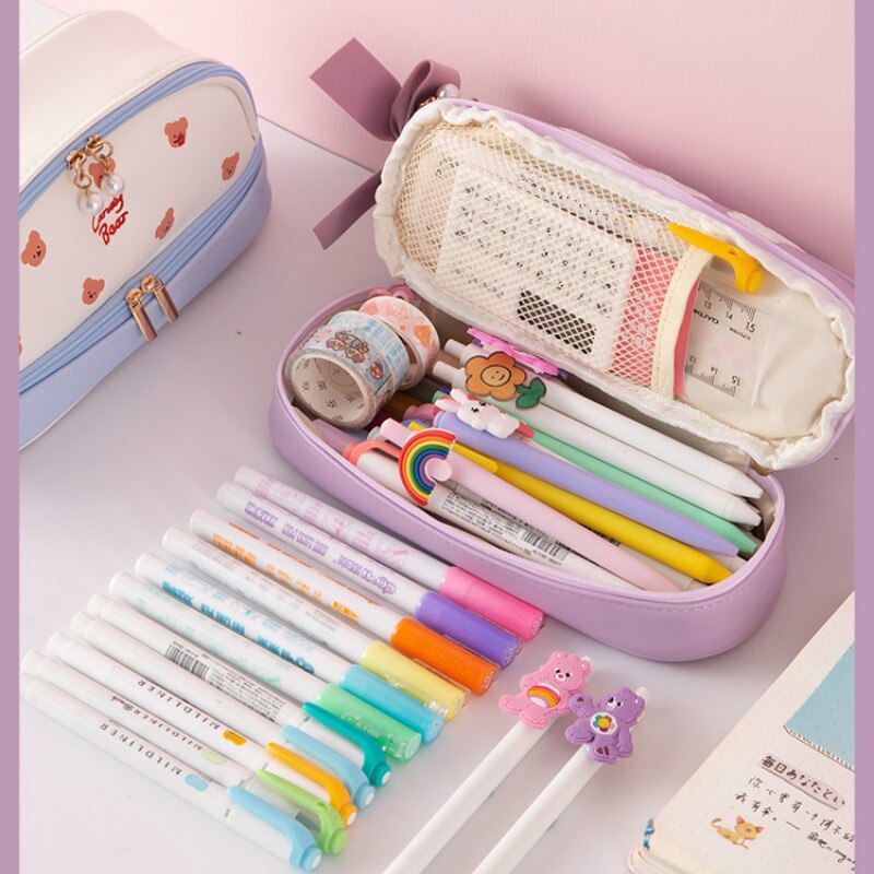Hail Kawaii: Retro Push Button Japanese Pencil Cases  Japanese pencil case,  Japanese stationery, Pencil case