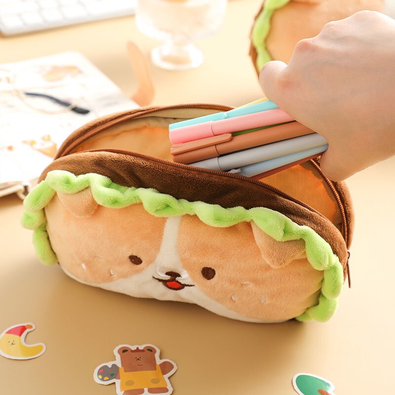 Creative Japanese Cute Kawaii Transparent Pp Plastic Pencil Case