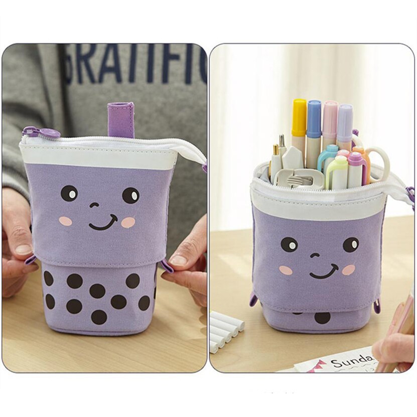Pencil Case For Kids Canvas Cute Pencil Case For Girls Large Japanese Pencil  Case Kawaii Cute Pencil Pouch For Kids And Girls