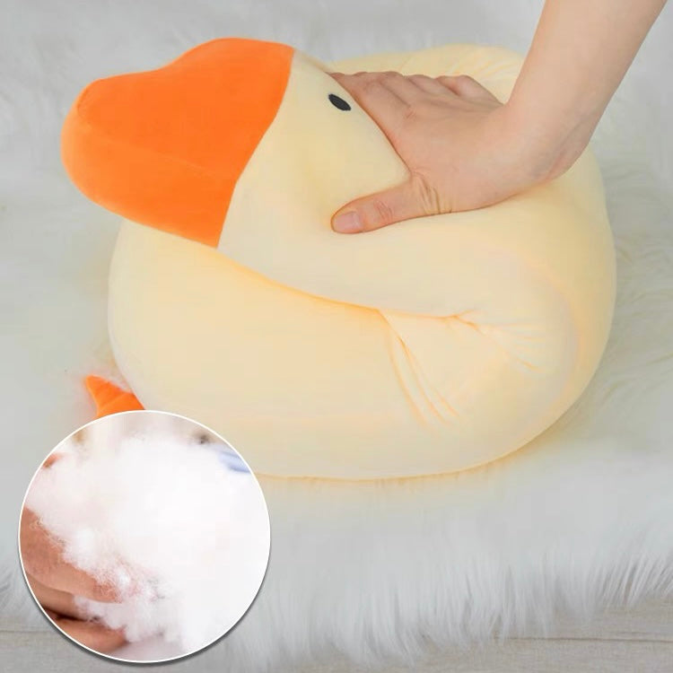 Cute Create Soft Fluffy Goose Plush Chair Cushion - Peachymart
